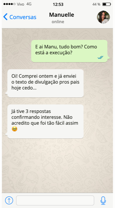 Depoimento Manuelle
